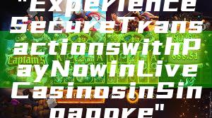 "Experience Secure Transactions with PayNow in Live Casinos in Singapore"